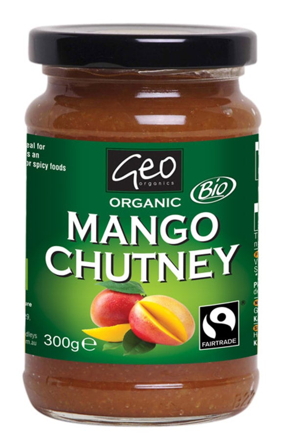 Geo Organic Mango Chutney Go Naked Veg