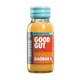 Unrooted Good Gut Original Baobab & Passionfruit Shot 60ml | GO NAKED VEG